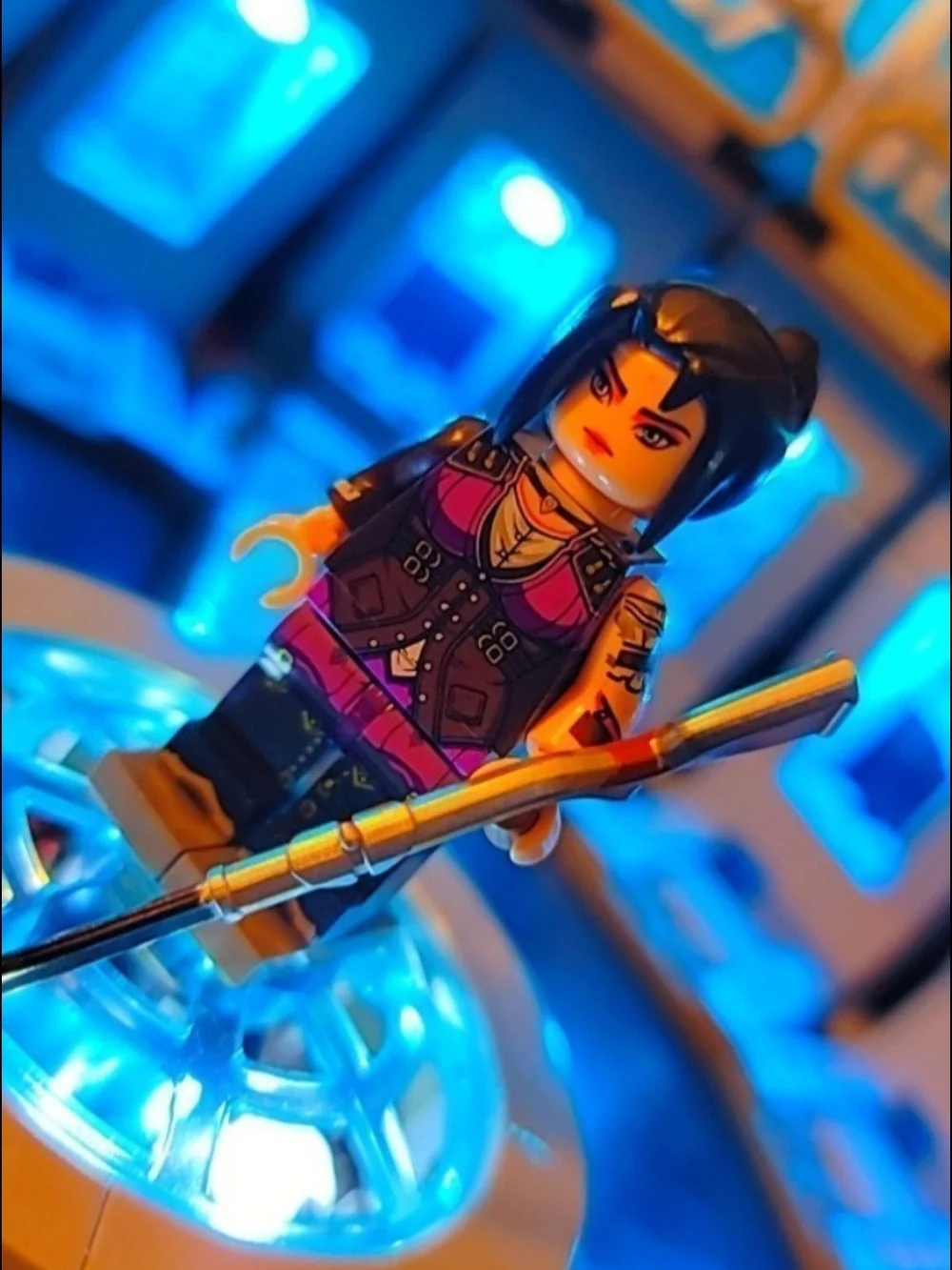 Arcane Caitlyn Minifigure Lego Compatible
